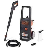 Los mejores  - Black+Decker BXPW1600E Hidrolimpiadora de Alta Presión- Amarillo y Negro- 6 accessori